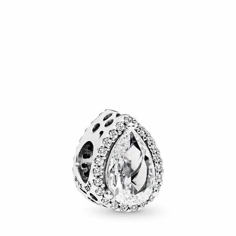 Pandora Radiant Teardrop Charm Clearance NZ, Sterling Silver (369250-HRG)